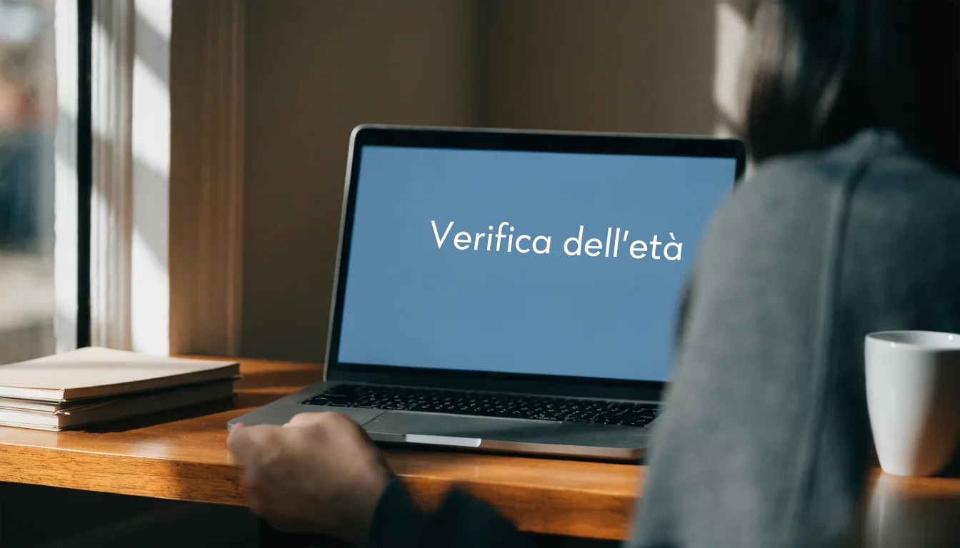 Un foglio di concessione in carta con un timbro rosso, appoggiato su una scrivania di legno accanto a una penna