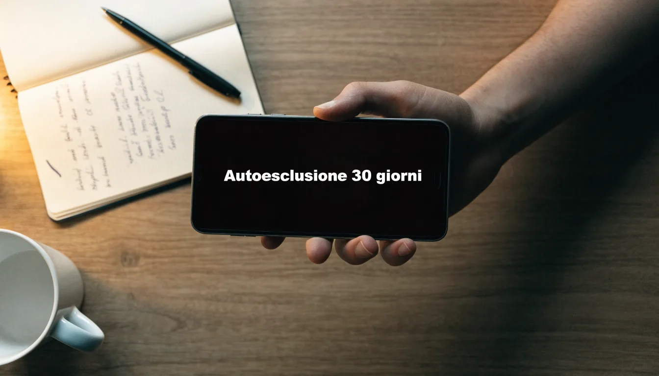 Un foglio di concessione in carta con un timbro rosso, appoggiato su una scrivania di legno accanto a una penna